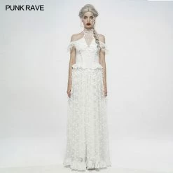 Punk Rave Store Gothic Gorgeous Off Shoulder Lace Dress
