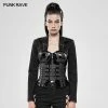 Punk Rave Store Military Ultra Short Long Sleeve Coat Gothic