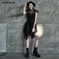 Punkravestore 2020 Daily Lace Dress Women