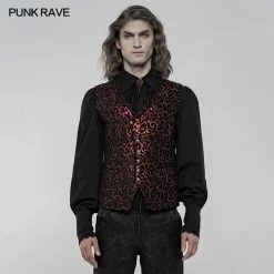 Punkravestore Gothic Gorgeous Jacquard Vest