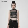 Punk Rave Store Punk Steel Phantom Sleeveless Vest 2 Punk Rave Store Punk Steel Phantom Sleeveless Vest