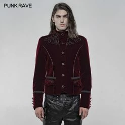 Punkravestore Exquisitely Embroidered Gothic Jacket