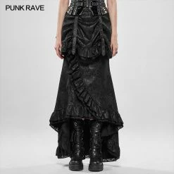 Punk Rave Store Steampunk Gorgeous Noble Fishtail Skirt
