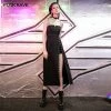Punkravestore Sexy Small V-neck Braces Dress Women
