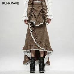 Punk Rave Store Steampunk Gorgeous Noble Fishtail Skirt