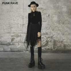 Punkravestore Women Bat Fairy Series Chinese Style Dresses