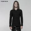 Punkravestore Dark Texture Long Sleeve T-shirt