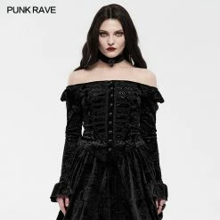 Punkravestore Victoria Royal Palace Velvet Shirts