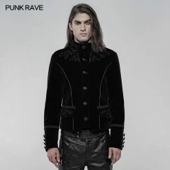 Punkravestore Exquisitely Embroidered Gothic Jacket