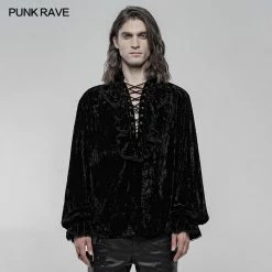 Punkravestore Velvet Gothic Shirt