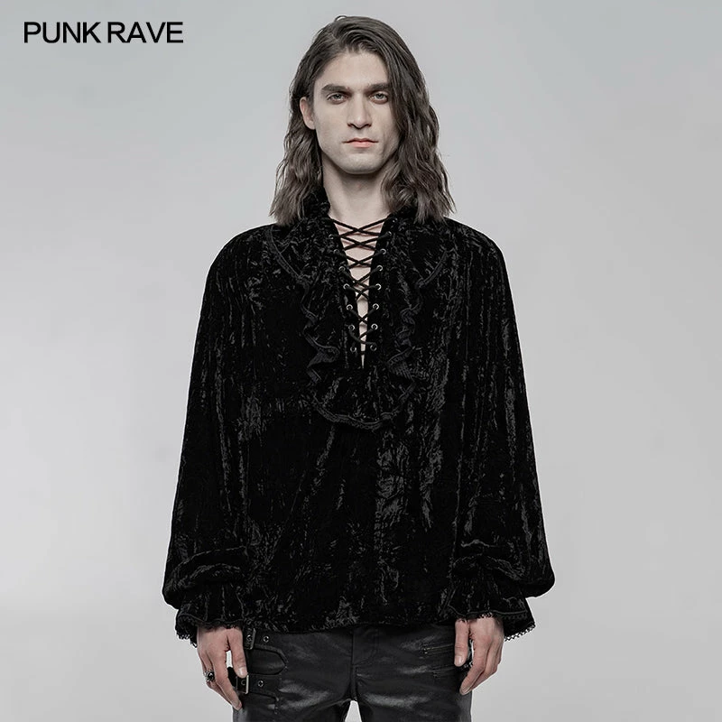 Punkravestore Velvet Gothic Shirt 3 Punkravestore Velvet Gothic Shirt