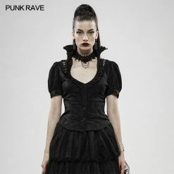 Punk Rave Store Black Fairy Tale Power Shirt Gothic