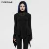 Punkravestore Gothic Long-sleeved T-shirt