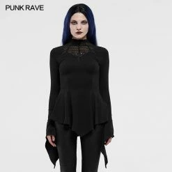 Punkravestore Gothic Long-sleeved T-shirt