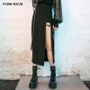 Punkravestore High-waisted Sexy Medium-length Skirt