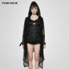 Punk Rave Store The Night Canyue Net Coat