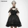Punk Rave Store Lolita Black Fairy Tale Doll Dress