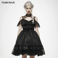 Punk Rave Store Lolita Black Fairy Tale Doll Dress