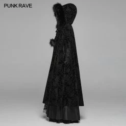 Punk Rave Store Gothic Winter Gorgeous Hooded Cloak For Women
