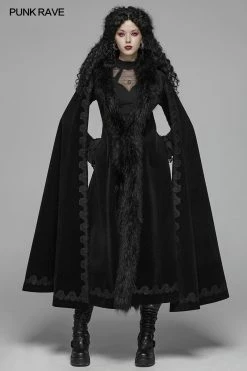 Punk Rave Store Gothic Vintage Gorgeous Long Coat V-neck Cloak For Women