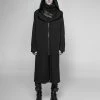 Punk Rave Store Gothic Dark Assassin Series Keel Long Hooded Coat For Men