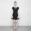 Punk Rave Store Sexy Hollow A Pendulum Slim Knitted Gothic Dress