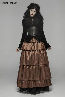 Punk Rave Store Gothic Lolita Gothic Multi Layered Dress With Elastic Band
