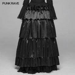 Punk Rave Store Gothic Lolita Gothic Multi Layered Dress With Elastic Band