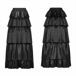 Punk Rave Store Gothic Lolita Gothic Multi Layered Dress With Elastic Band