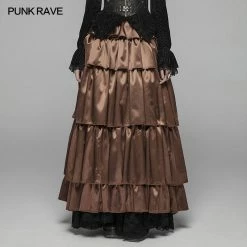 Punk Rave Store Gothic Lolita Gothic Multi Layered Dress With Elastic Band