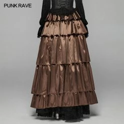 Punk Rave Store Gothic Lolita Gothic Multi Layered Dress With Elastic Band