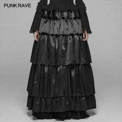 Punk Rave Store Gothic Lolita Gothic Multi Layered Dress With Elastic Band