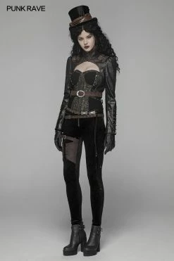 Punk Rave Store Steam Punk Leggings Women Personalized Pants