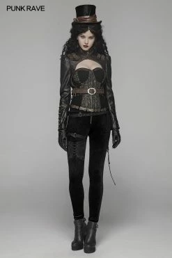 Punk Rave Store Steam Punk Leggings Women Personalized Pants