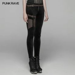 Punk Rave Store Steam Punk Leggings Women Personalized Pants