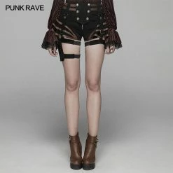 Punk Rave Store Lolita Shorts Steampunk Short Jean Lolita Pant With Adjustable Removable Belt 19 Punk Rave Store Lolita Shorts Steampunk Short Jean Lolita Pant With Adjustable Removable Belt