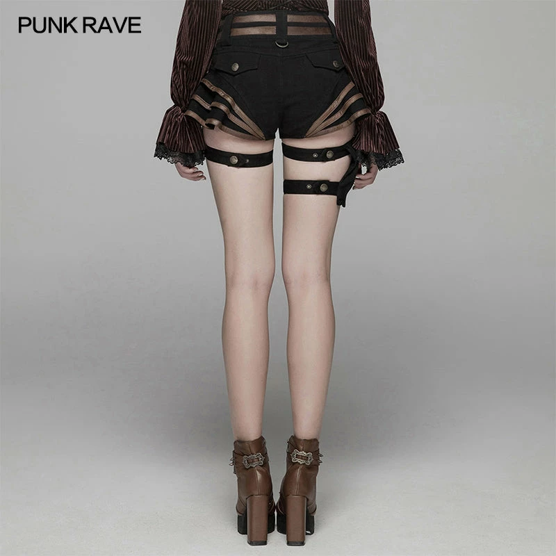 Punk Rave Store Lolita Shorts Steampunk Short Jean Lolita Pant With Adjustable Removable Belt 10 Punk Rave Store Lolita Shorts Steampunk Short Jean Lolita Pant With Adjustable Removable Belt