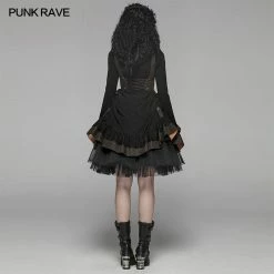 Punk Rave Store Steam Punk Lolita Dress With Lace-up Back