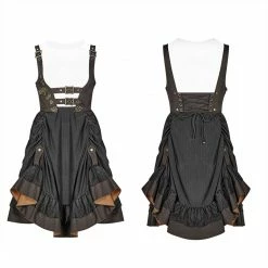Punk Rave Store Steam Punk Lolita Dress With Lace-up Back