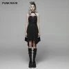 Punk Rave Store Dark Punk Halter Neck Short Dress