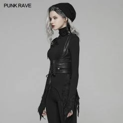 Punk Rave Store Punk Accessories Leather PU Vest