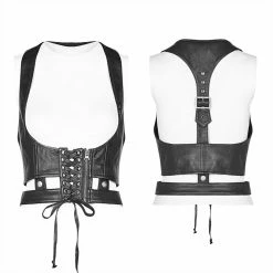 Punk Rave Store Punk Accessories Leather PU Vest 10 Punk Rave Store Punk Accessories Leather PU Vest