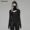 Punk Rave Store Punk Dark Turtleneck T-shirt
