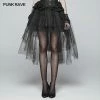 Punk Rave Store Gothic Basic Bustle High-low Tulle Skirt