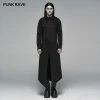 Punk Rave Store Dark Punk Micro-elastic Twill Long Shirt
