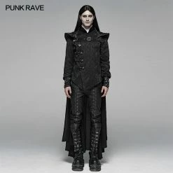Punk Rave Store Punk Warrior Cloak Armor Long Coat