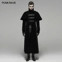 Punk Rave Store Cloak Military Uniform Long Coat Gothic Steampunk