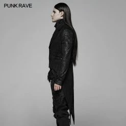 Punk Rave Store Gothic Floral Swallow-tailed Waistcoat