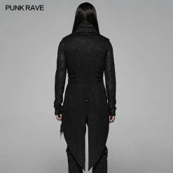 Punk Rave Store Gothic Floral Swallow-tailed Waistcoat