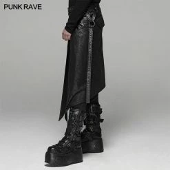 Punk Rave Store Punk Men's Half Skirt